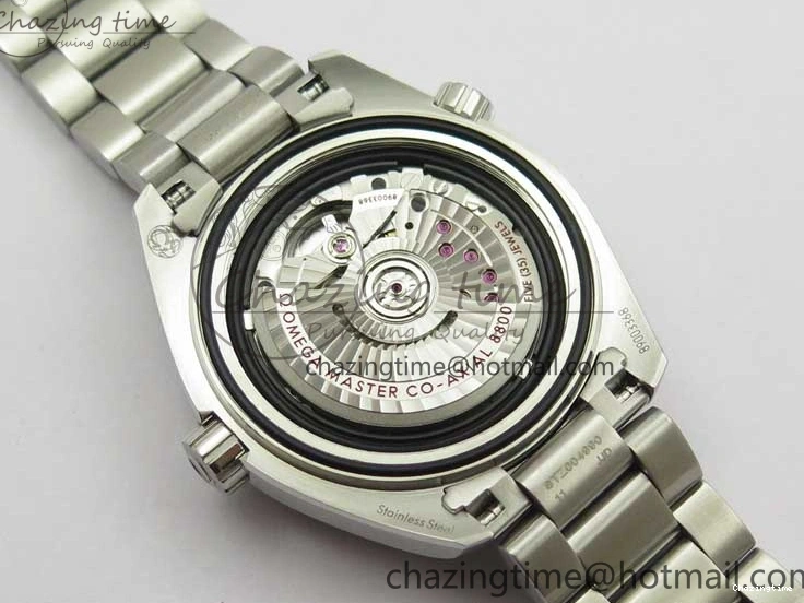 0501 Planet Ocean 39.5mm Black Ceramic Bezel SS VSF 1:1 Best Edition Black Dial on SS Bracelet A Stretchable 7890
